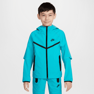 NIKETECH 黒 s Nike Tech Big Kids' (Boys') Woven Jacket. Nike.com